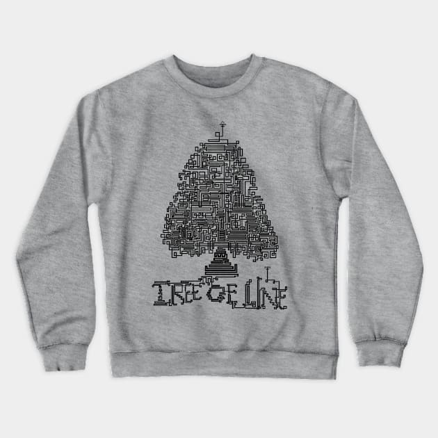 Tree Of Line Crewneck Sweatshirt by TenomonMalke